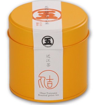 五番「名物頓宮ほうじ茶」パッケージ(缶)
